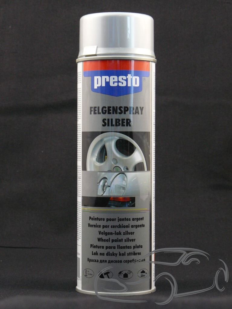500ml Felgenspray silber Presto Autolack Felgenlack Sprühlack ...