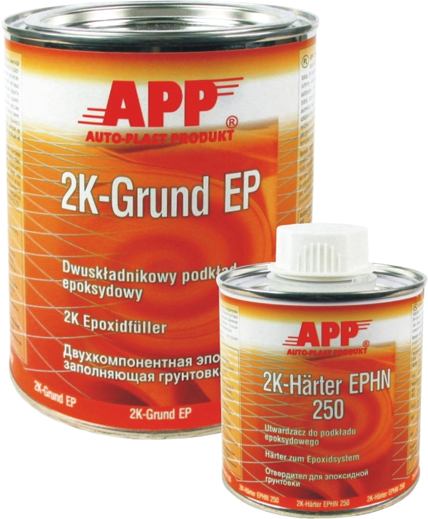 1,2Kg Epoxid inkl. Härter Füller Grundierung Rostschutz EP APP Epoxy
